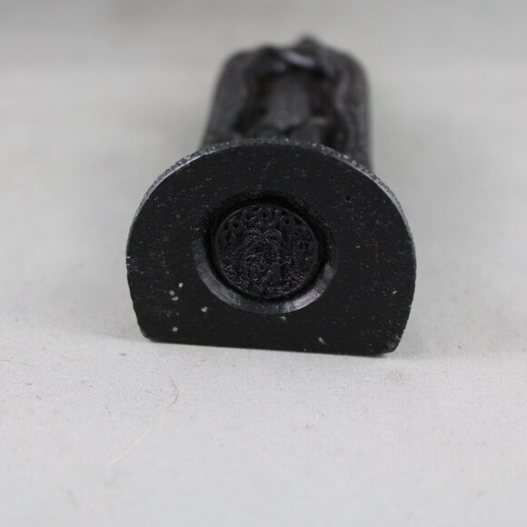 Vintage Tiki Figurine - King Kamehameha by Coco Joe - Made with Lava - Picture 8 of 8